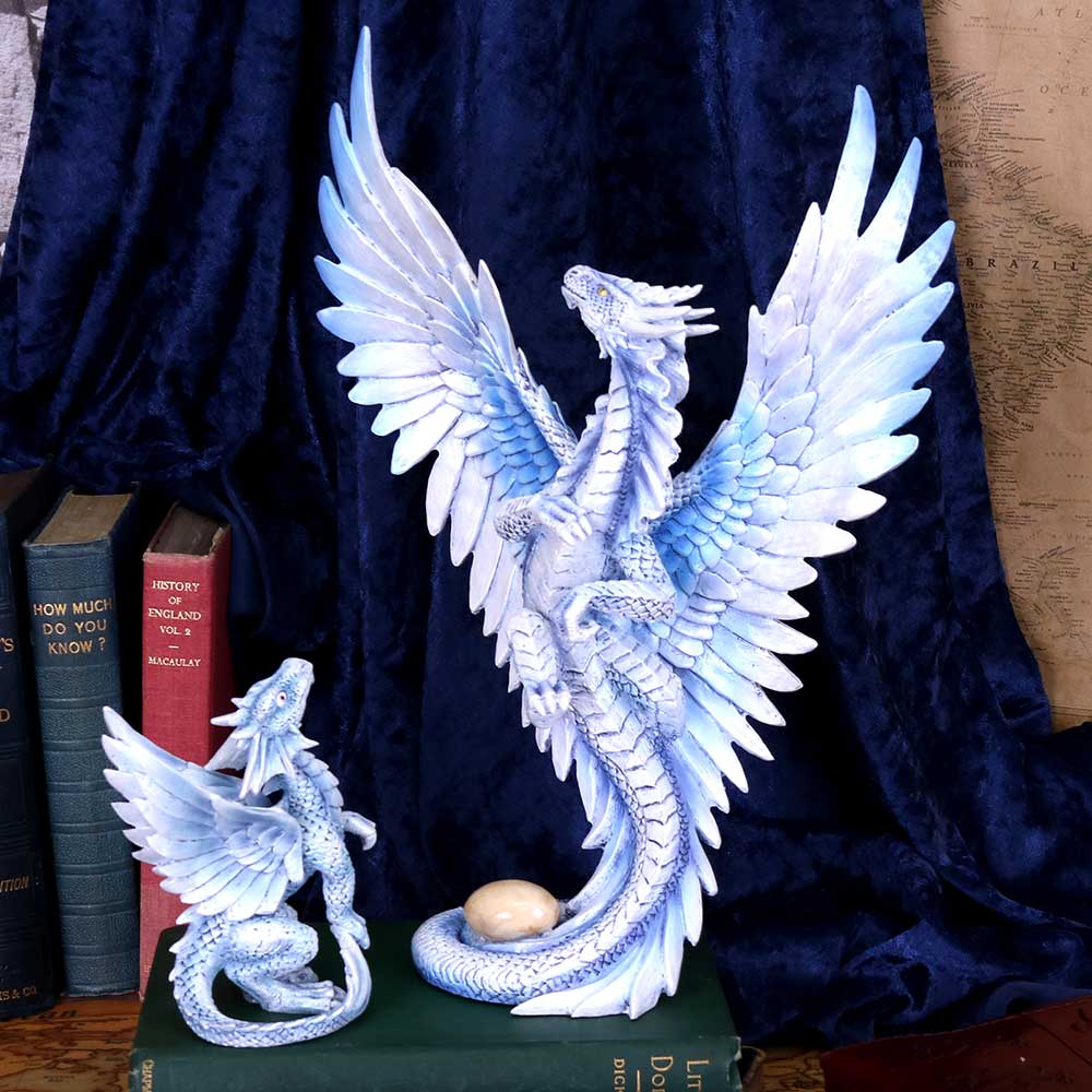 Adult Silver Dragon Figurine - Image 6