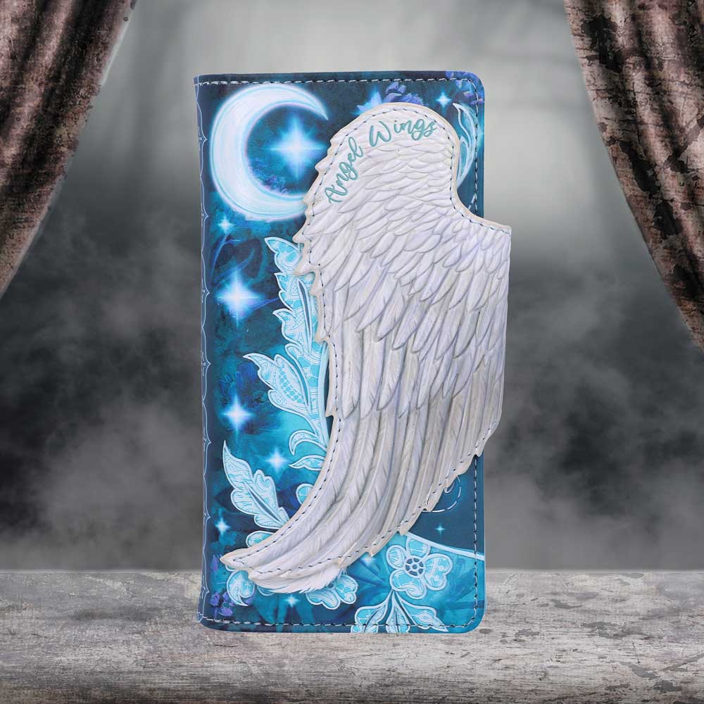 Angel Wings Embossed Purse - Image 7