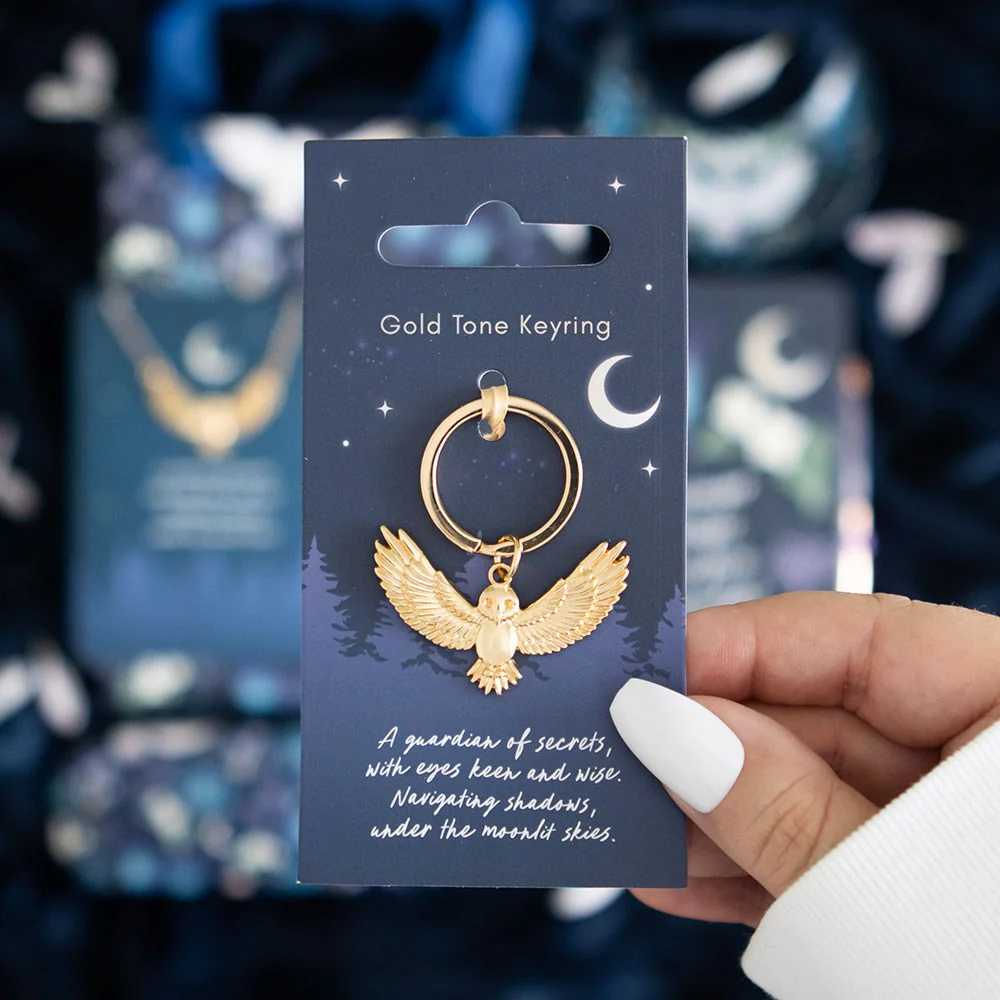 Night Owl Metal Keyring - Image 4